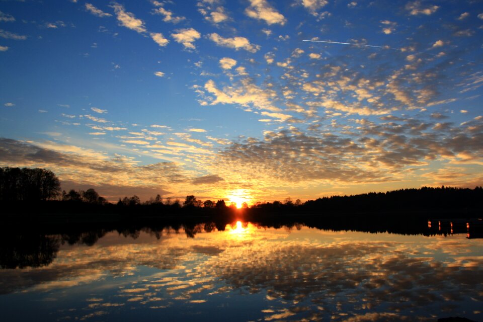 Panorama sky dusk photo