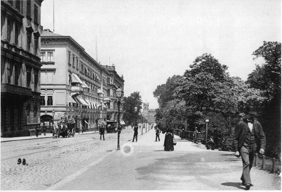 Goethestrasse sued Teil Leipzig um1890