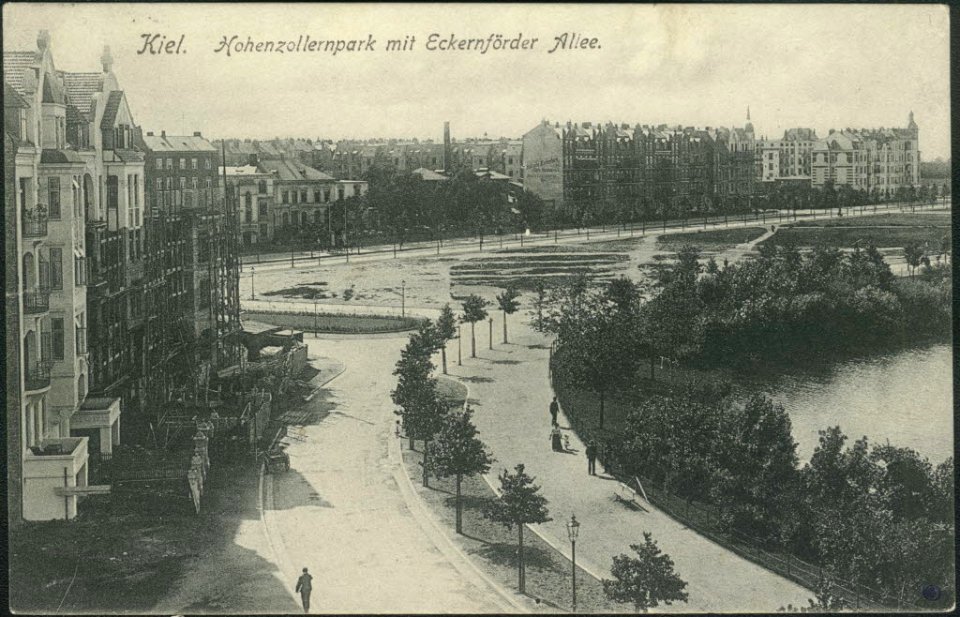 Goethestraße und Arndtplatz (Kiel 27.347)