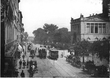 Goethestrasse noerd Teil Leipzig um1890