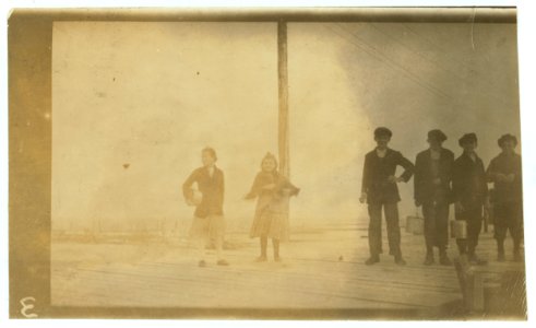Going home at 5 P.M. from an oyster cannery at Pass Christian. LOC nclc.01034