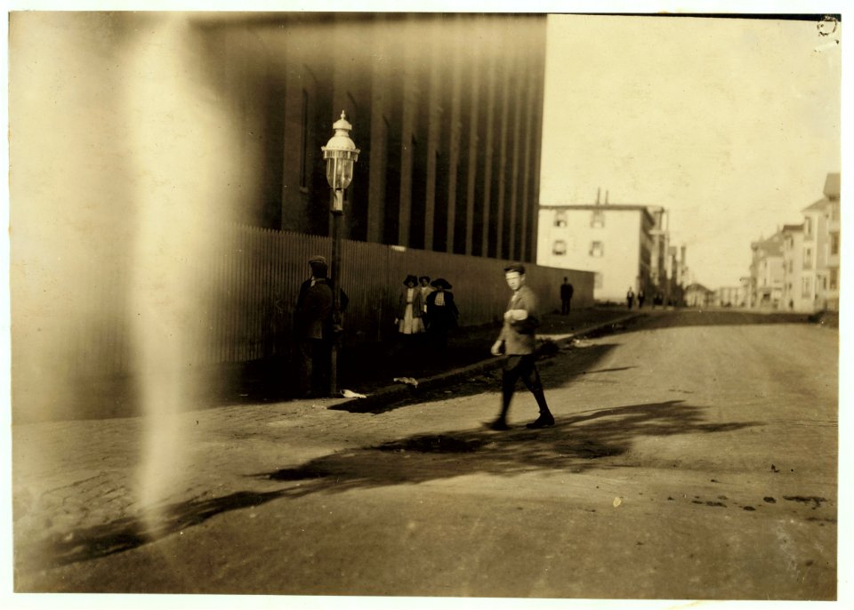 Going into the Butler Mills at 6-50 A.M. All went into work at North Gate beside office. Sixs (i.e., six) seemed under 14.) Witness R.K. Conant LOC nclc.02215