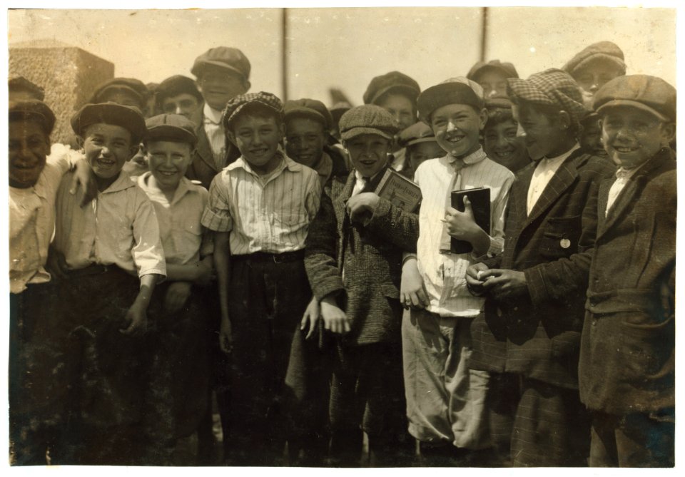 Going to School. About 14-16 years. Watson School - Flint Village. LOC nclc.05041
