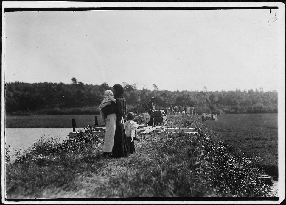 Going to work. The manager said, We have 150 workers beside the kids. Falmouth, Mass. - NARA - 523477