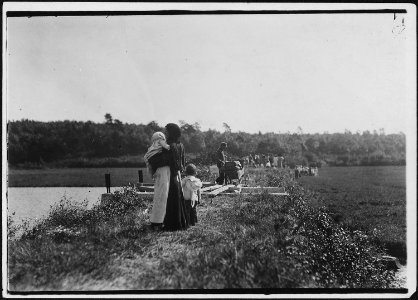 Going to work. The manager said, We have 150 workers beside the kids. Falmouth, Mass. - NARA - 523477