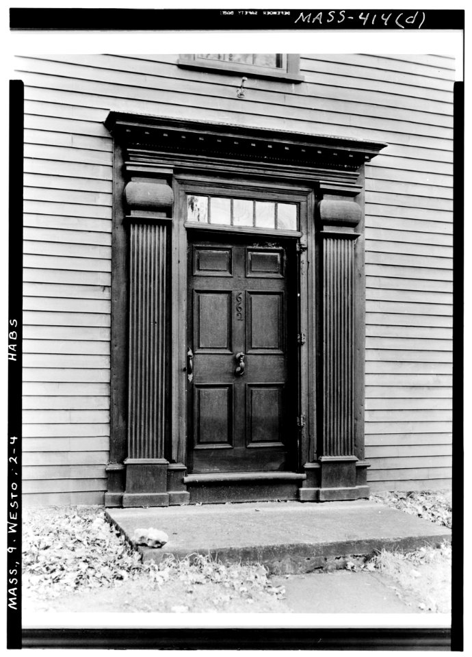 Golden Ball Tavern (Weston, Massachusetts) - HABS - 081337pu