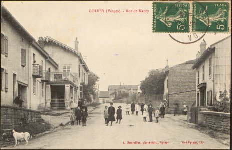 Golbey (Vosges), Rue de Nancy CP 0845 PsurR