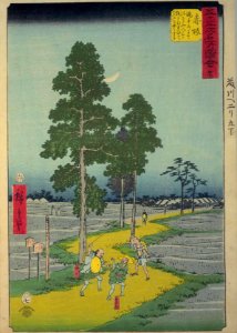 GojūSanTsugi-MeishoZu'e, Akasaka by Hiroshige