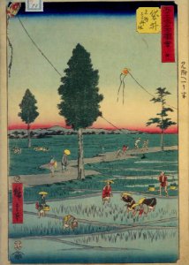 GojūSanTsugi-MeishoZu'e, Fukuroi by Hiroshige
