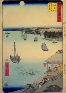GojūSanTsugi-MeishoZu'e, Kanagawa by Hiroshige