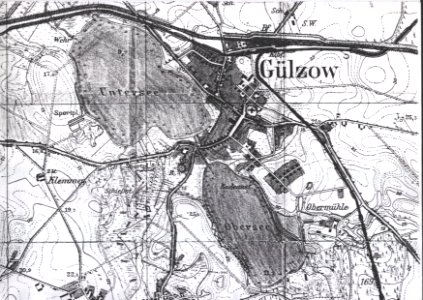 Golczewo - plan miasta i okolic 1930