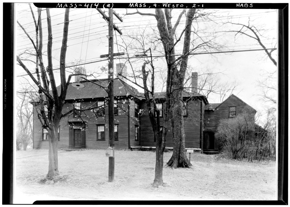 Golden Ball Tavern (Weston, Massachusetts) - HABS - 081334pu