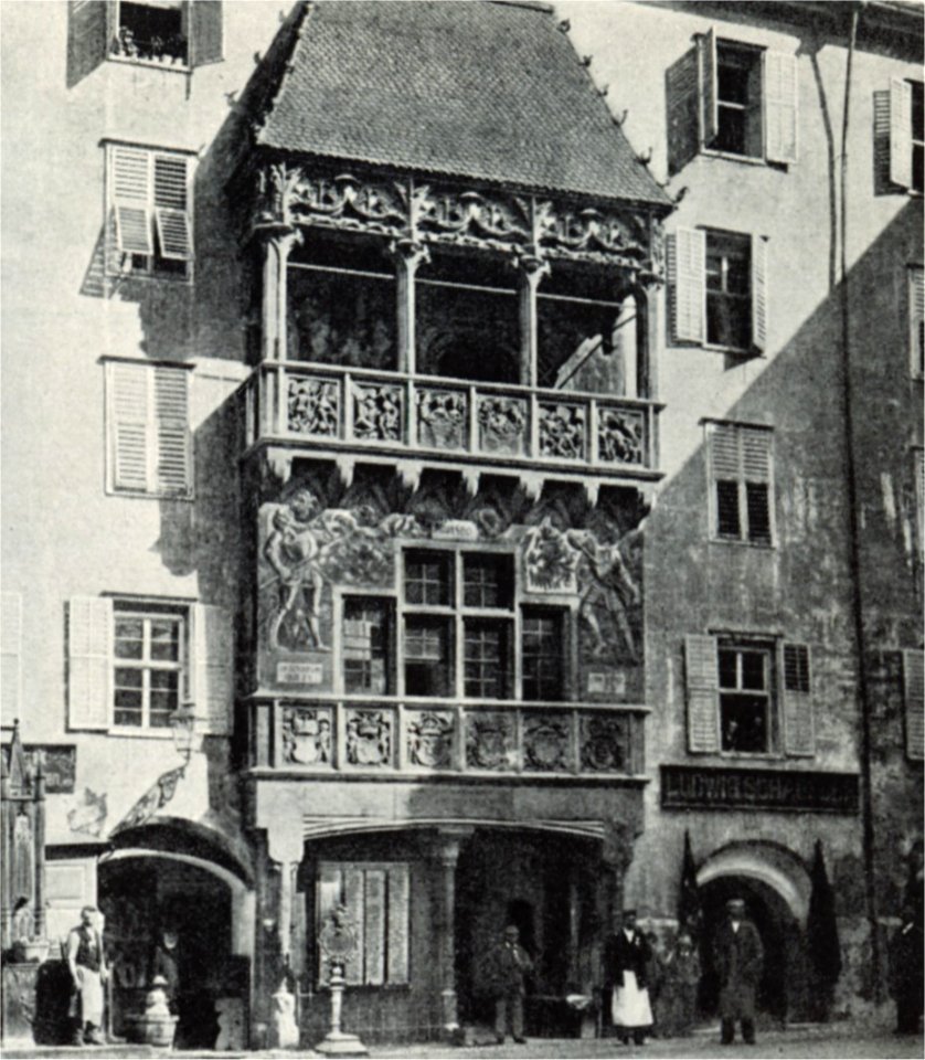 Goldenes Dachl um 1898