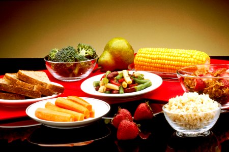 Good Food In Dishes - NCI Visuals Online photo