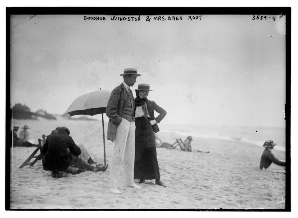 Goodhue Livingston & Mrs. Oren Root LCCN2014699392