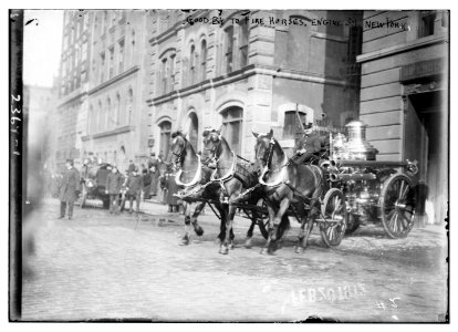 Goodbye to fire horses, Engine -39 N.Y. LCCN2014690130
