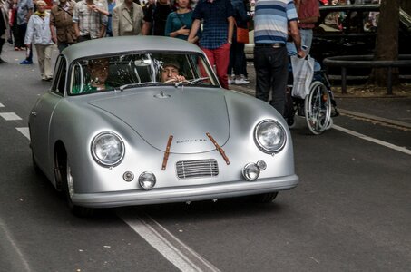 Oldtimer classic silver