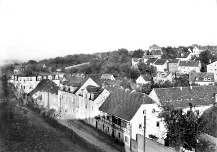 Gorbitz (Dresden-Gorbitz), Uthmannstraße 45, 43, 41. Blick nach Südsüdost
