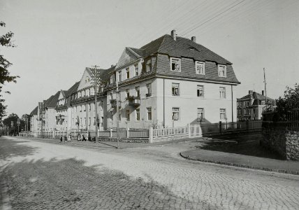 Gorbitz (Dresden-Gorbitz), Kesselsdorfer Straße 165, 167, 169, 171, 173. Blick nach Südost