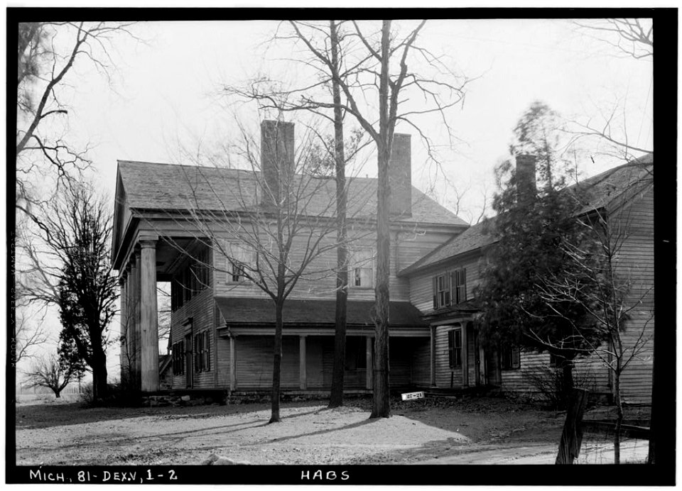 Gordon Hall Dexter MI 1934 north