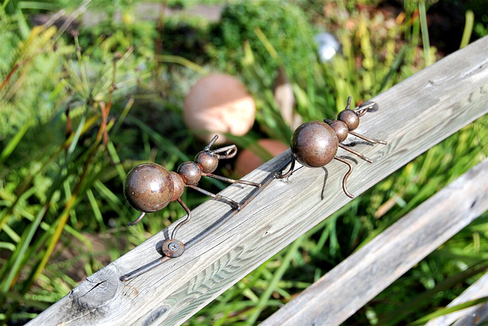 Iron figure decoration