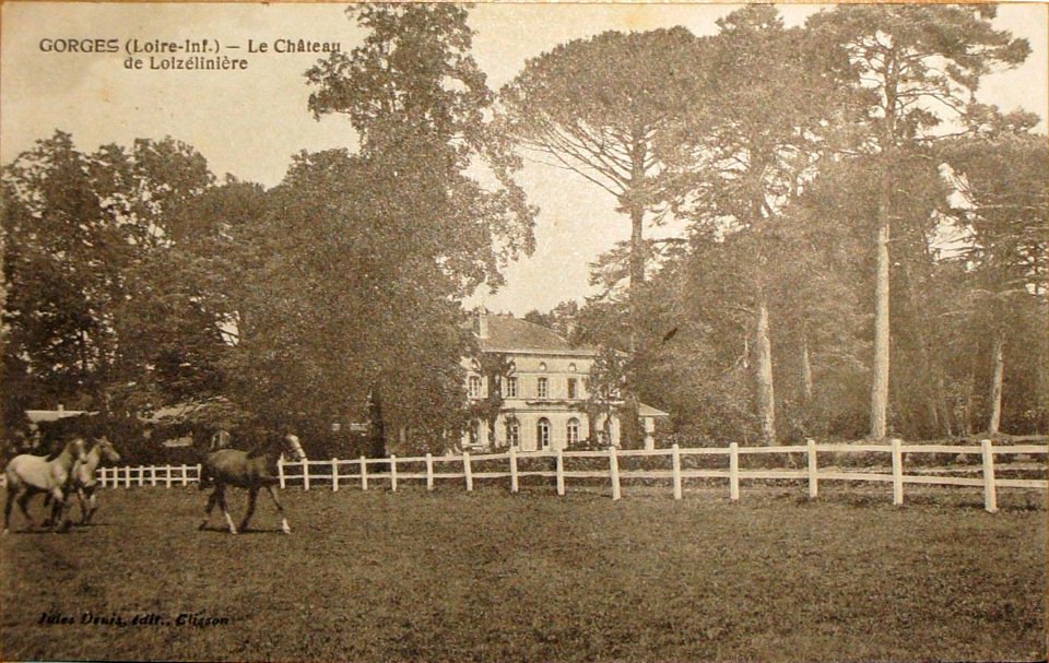 Gorges le château de la Loizelinière 4 IX 1914 Jeannette