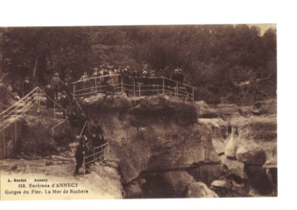 Gorges du fier mer rochers