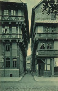 Goslar, Niedersachsen - Eingang in die Münzstraße (Zeno Ansichtskarten)