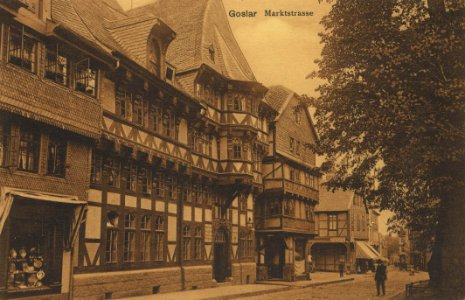 Goslar, Niedersachsen - Marktstraße (Zeno Ansichtskarten)