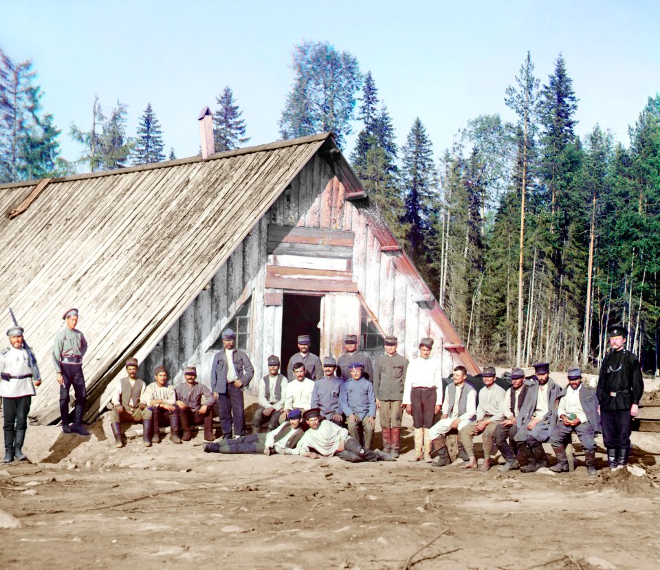 Gorskii. Austrian prisoners of war in Olonets province