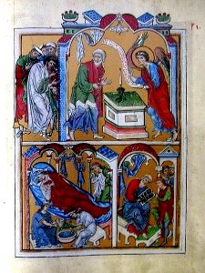 Goslarer Evangeliar Lukasszenen