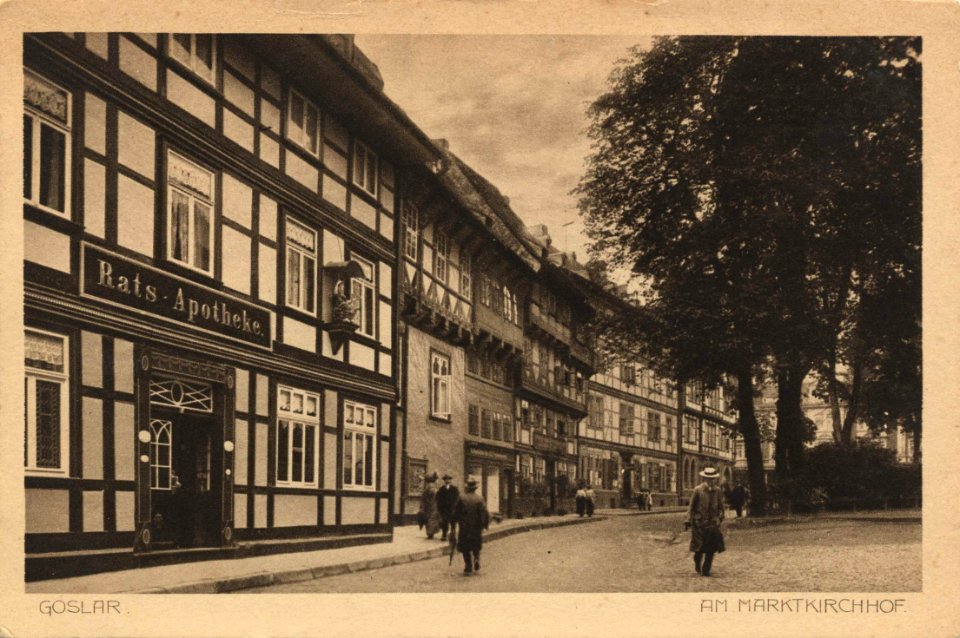 Goslar, Niedersachsen - Apotheke, Am Markthof (Zeno Ansichtskarten)