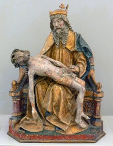 Gottvater mit dem Leichnam Christi 15 Jh
