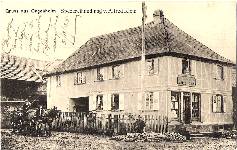Gougenheim - rue Mercière (datée 1918)