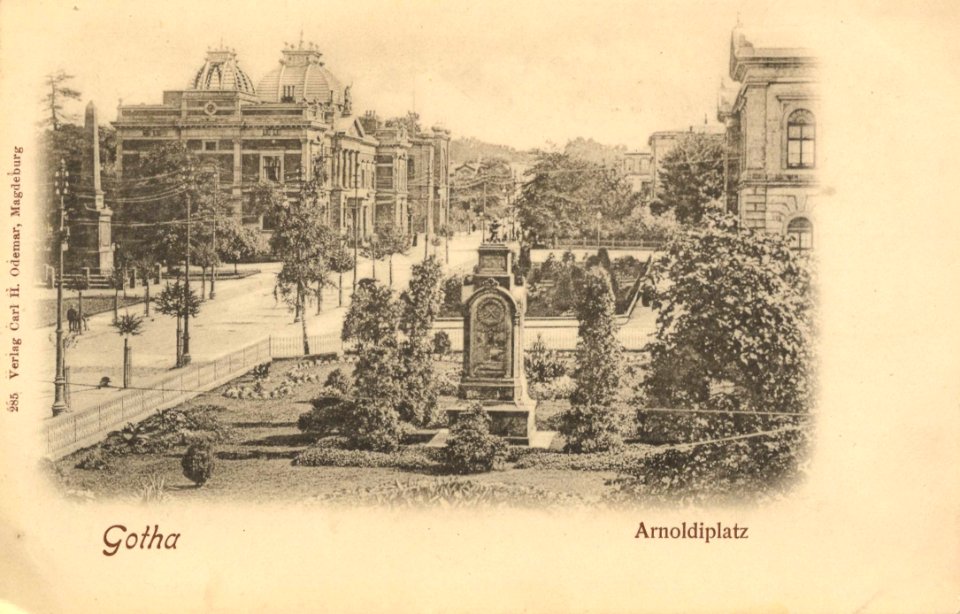 Gotha, Thüringen - Arnoldiplatz (Zeno Ansichtskarten)