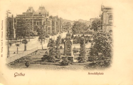 Gotha, Thüringen - Arnoldiplatz (Zeno Ansichtskarten)