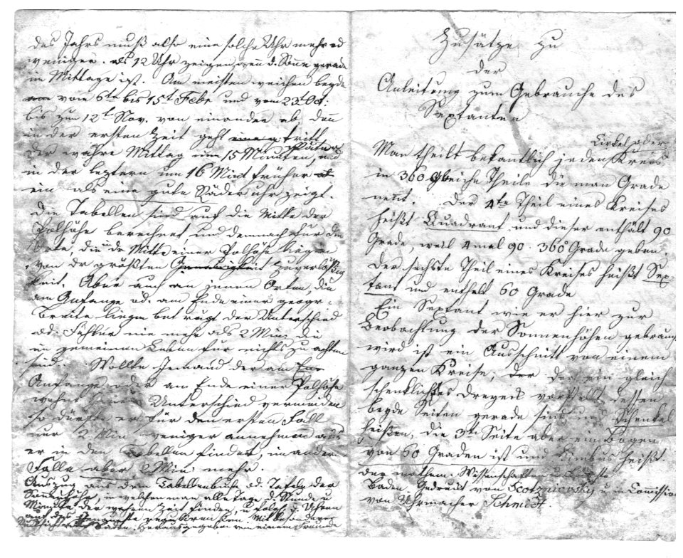 Gottlob F. Haug Anweisung (2)