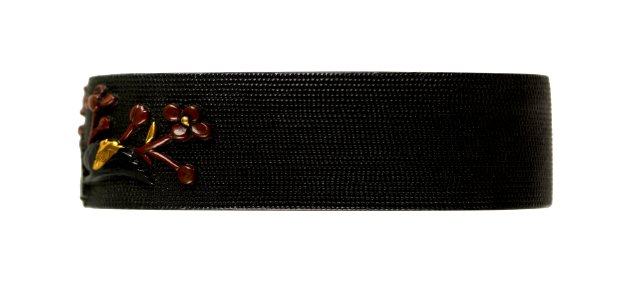 Gotô Ichijô - Fuchi with Hollyhocks - Walters 5112593A - Back