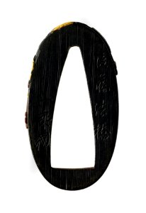 Gotô Ichijô - Fuchi with Hollyhocks - Walters 5112593A - Mark A