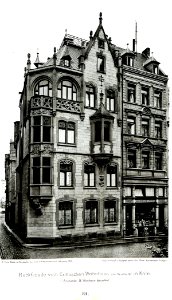Gotisches Wohnhaus am Heumarkt in Köln, Architekt H. Wiethase Köln, Tafel 84, Kick Jahrgang I