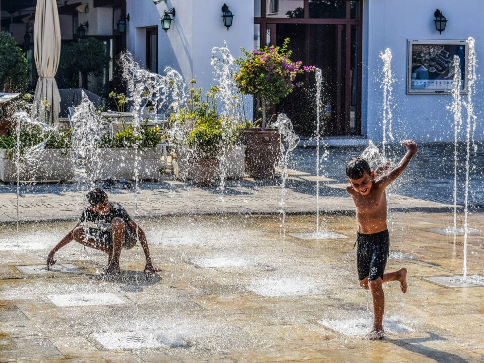 Children fun summer