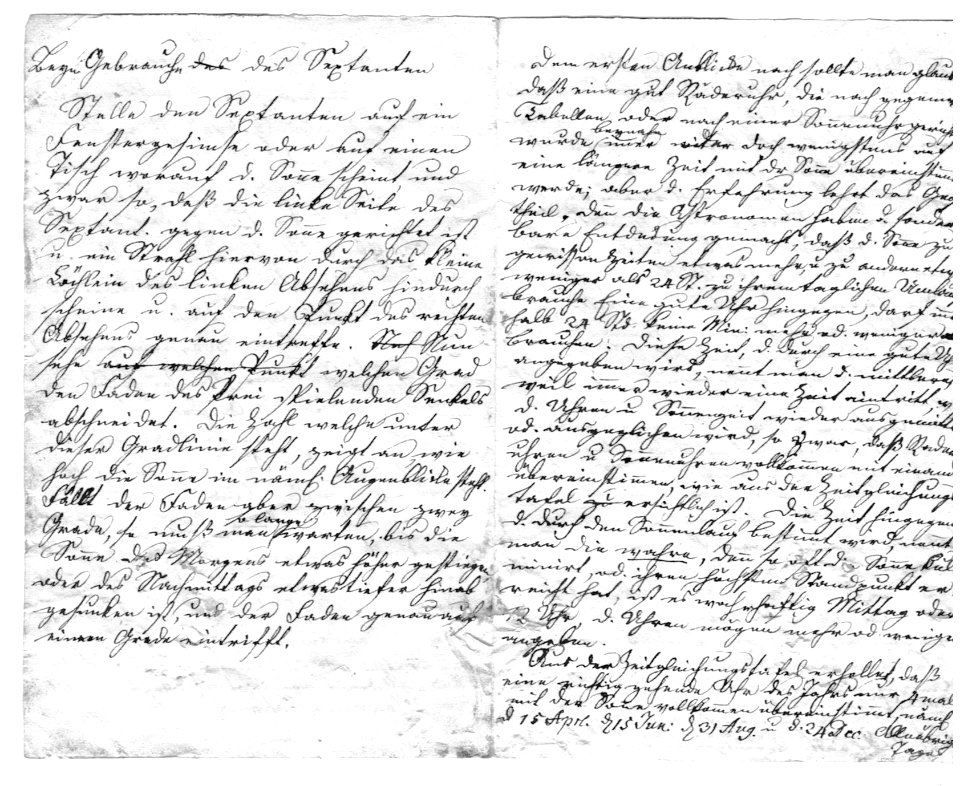 Gottlob F. Haug Anweisung (1)
