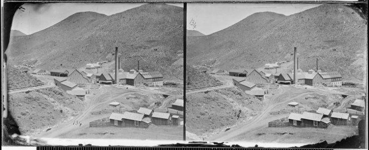 Gould and Curry Smelting Works, Virginia City, Nevada - NARA - 519592