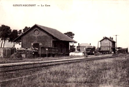 Gouzeaucourt (59, la gare 2