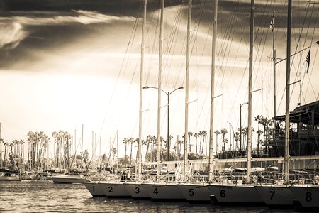 Boat sea sail photo