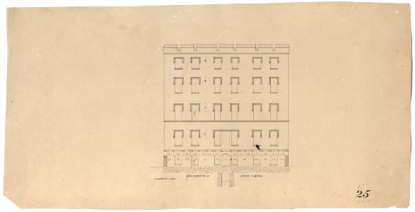 Government Hospital for the Insane (Saint Elizabeths Hospital), Washington, D.C. Center Building. Rear elevation) - Shepley, Rutan, and Coolidge LCCN2016649922