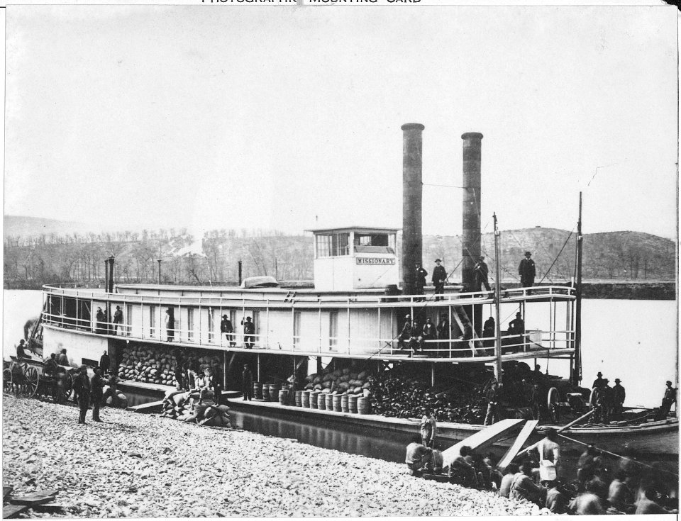 Government transportMissionary on the Tennessee River. 1863. - NARA - 530461