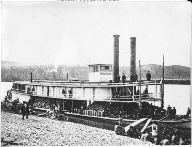 Government transportMissionary on the Tennessee River. 1863. - NARA - 530461 photo