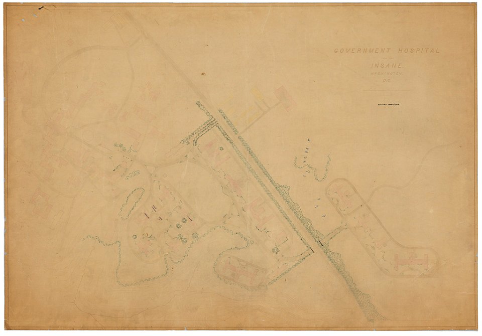 Government Hospital for the Insane (Saint Elizabeths Hospital), Washington, D.C. Landscape plan) - James Berral LCCN2013648660