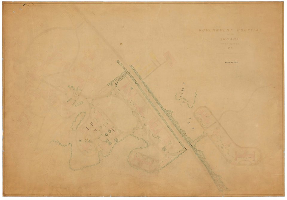 Government Hospital for the Insane (Saint Elizabeths Hospital), Washington, D.C. Landscape plan) - James Berral LCCN2013648660